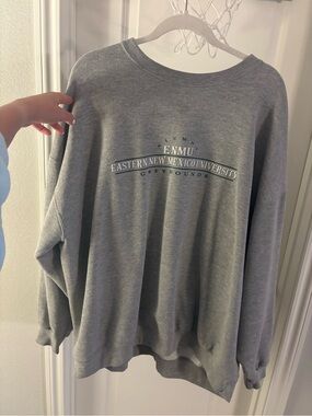 Eastern New Mexico University Grey Crewneck Sweatshirt